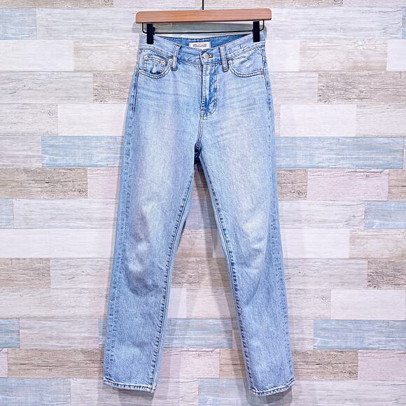Madewell Perfect Vintage Jean in Fitzgerald Wash High Rise No Stretch Womens 23 - Picture 1 of 11